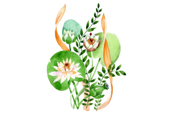 Bouquet Carnival of Love Watercolor Illustrations