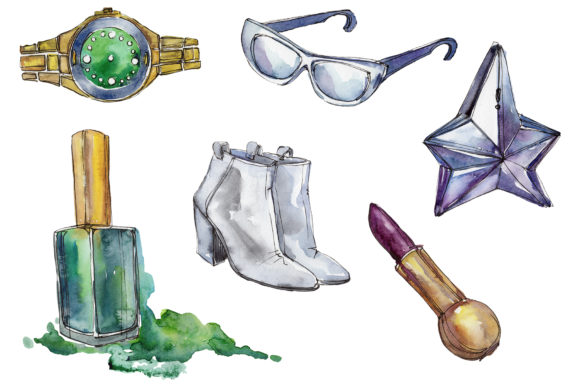 Fashion World Watercolor Illustrations Review
