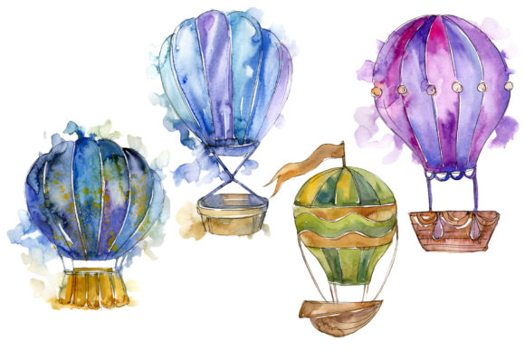 Hot Air Balloon Watercolor Set: A Designer Review