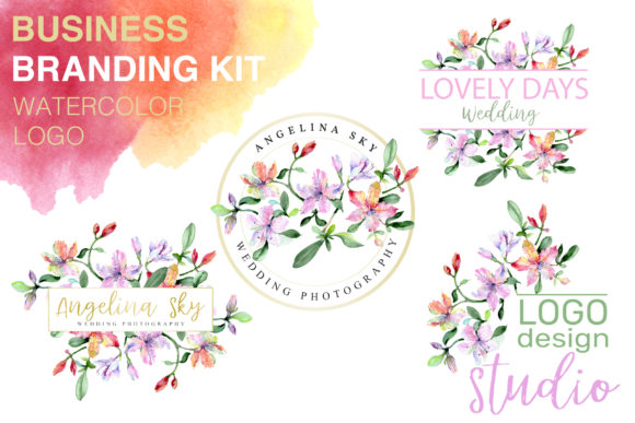LOGO with Alstroemerias Watercolor Review