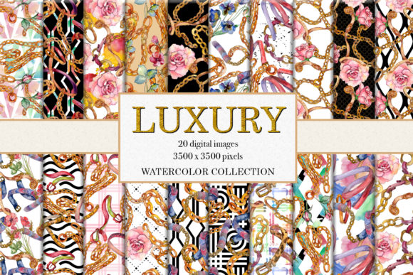 Luxury Watercolor Collection: Premium Illustrations