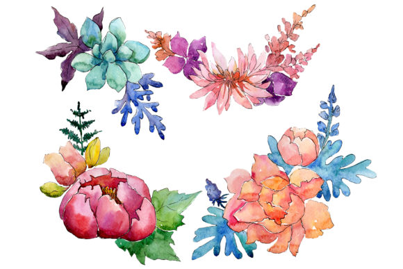 Reviewing Bouquet Charming Tenderness Watercolor
